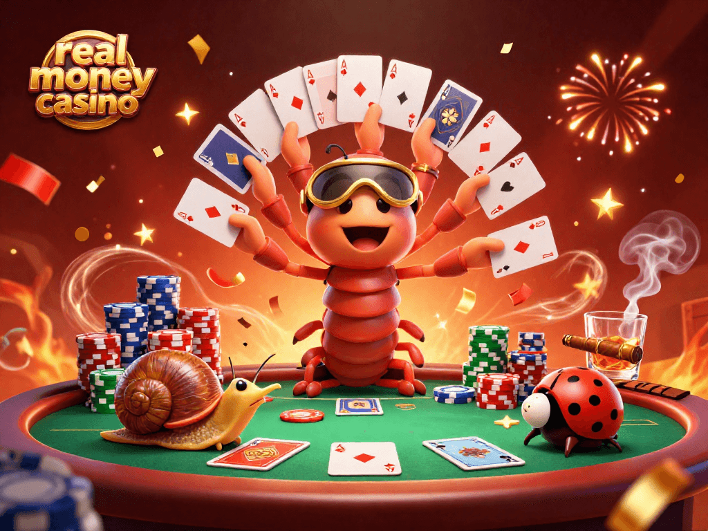 Experience thrilling action at a real money casino with vibrant characters and dynamic gameplay.