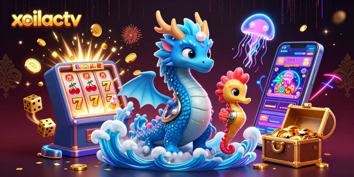 Xoilactv invites players to experience a vibrant jackpot adventure with majestic sea creatures and dynamic casino elements