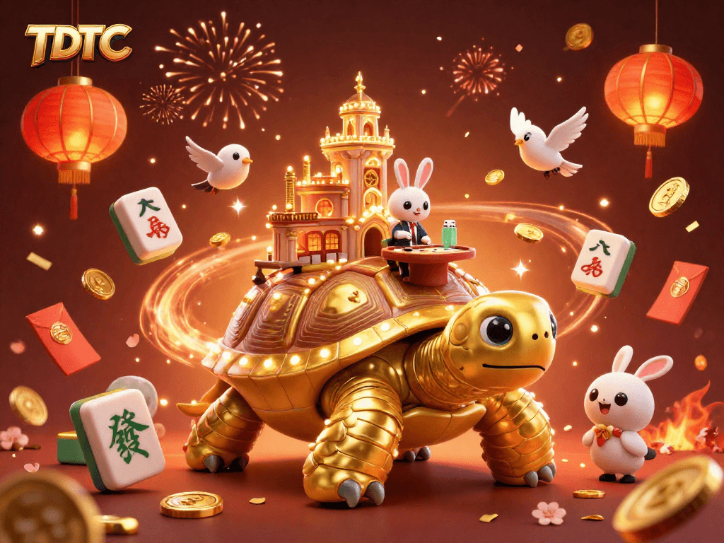 Join the action at TDTC with a vibrant casino scene showcasing unique characters and dynamic game elements.