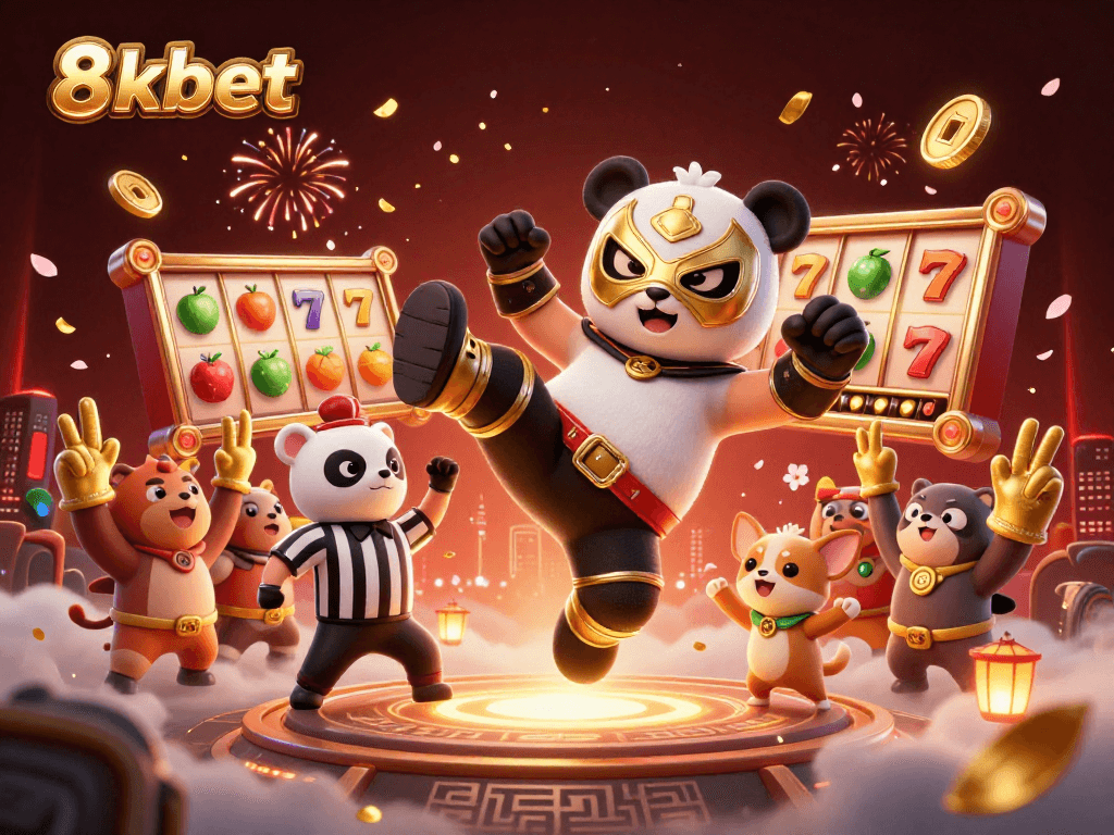 Experience winning action at 8xbet with a vibrant casino atmosphere and lively characters.