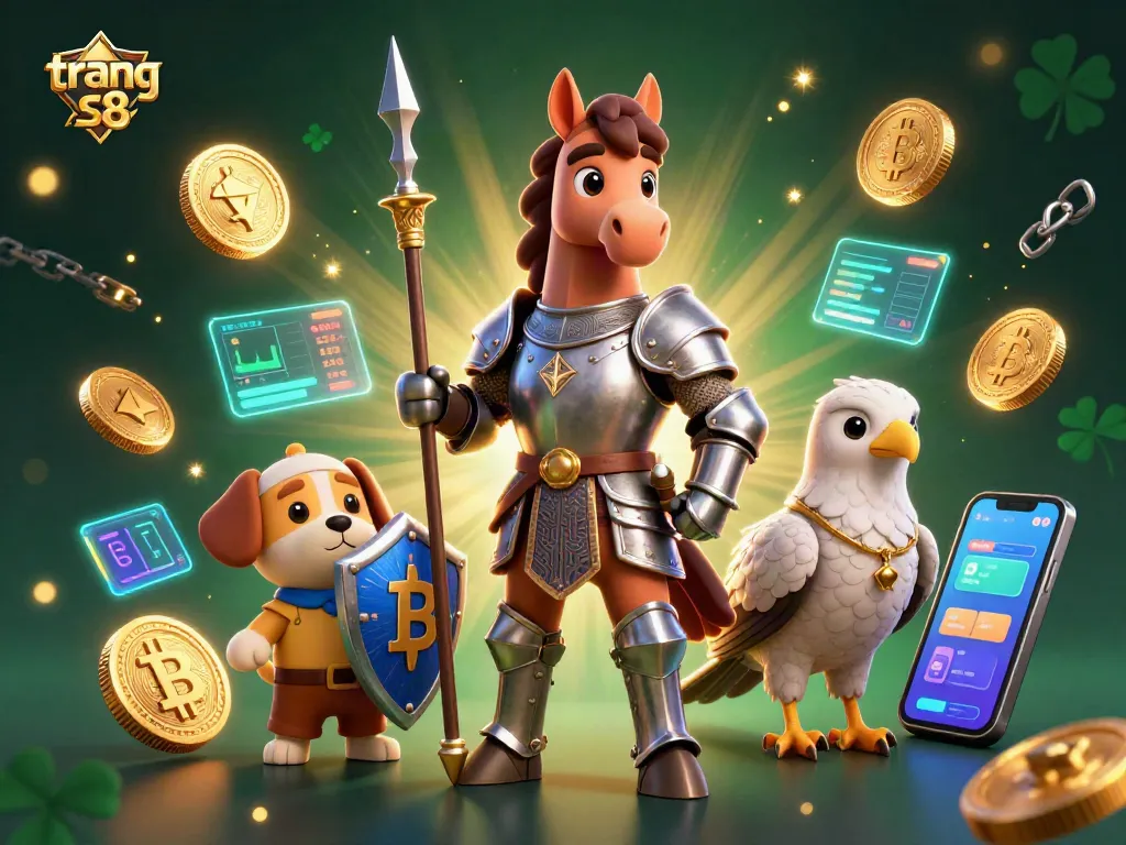 Experience exciting games at trang s8 as a knight jousts and defends treasures in a vibrant casino world.