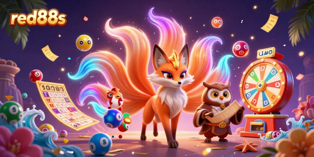 Experience thrilling wins at red88s with colorful gaming elements and vibrant characters!