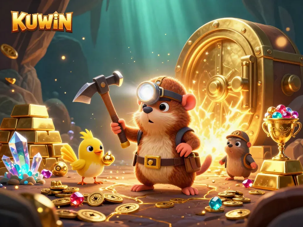 Play exciting games at KUWIN with a treasure hunter mole and gems.
