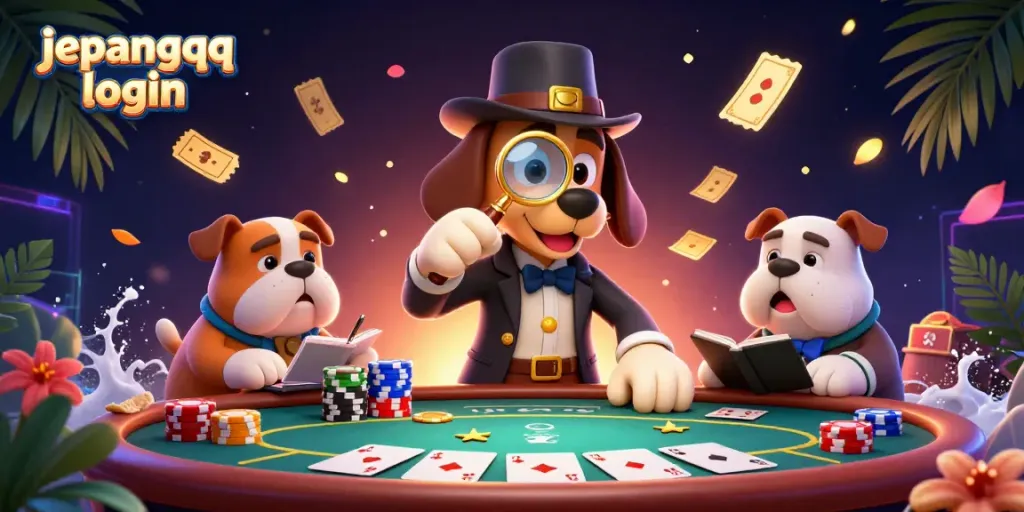 Masuk ke JepangQQ login dengan permainan kartu poker dan petunjuk jackpot yang menarik.