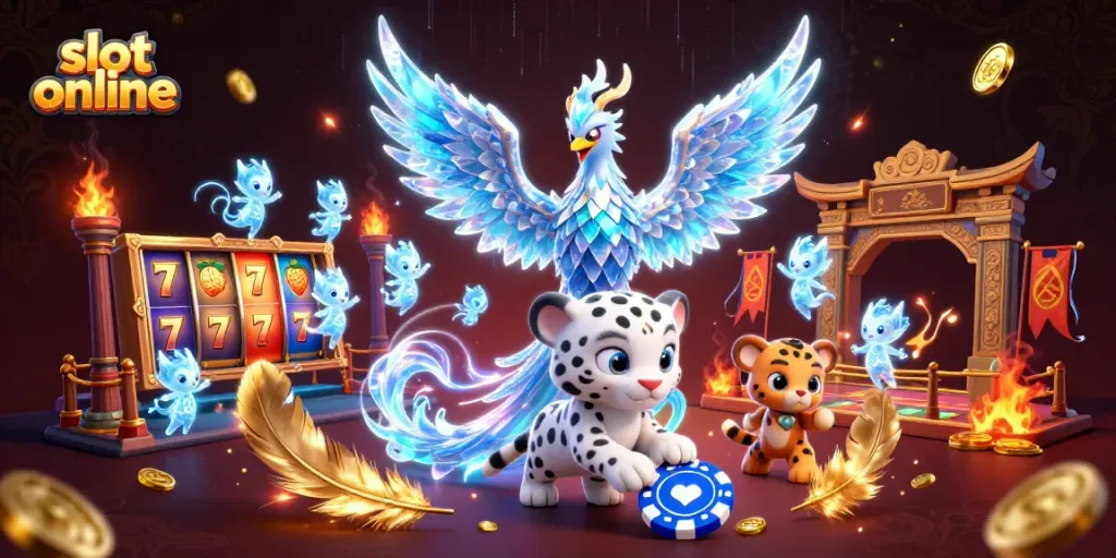 Engage in exciting slot online adventures with vibrant imagery of unique characters and themes.