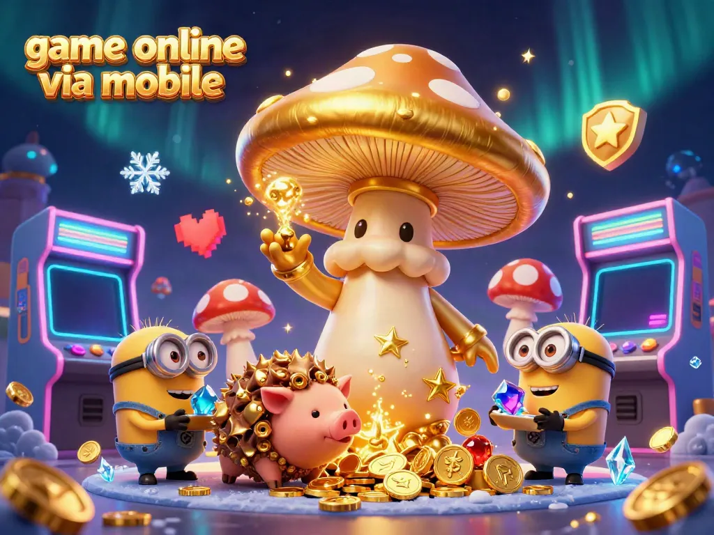 Experience thrilling game online via mobile with vibrant 3D characters and magical casino elements