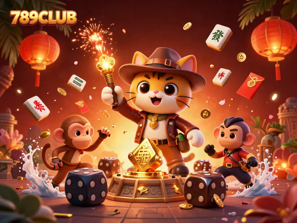 Join the adventure at 789CLUB, where players uncover golden artifacts in an enchanting casino world.