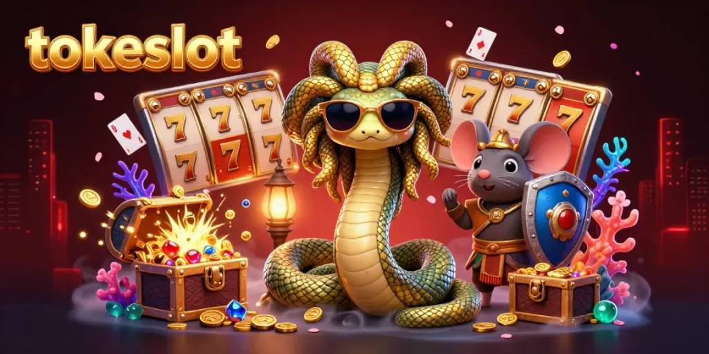 Tokeslot engages players with enchanting slot games featuring Medusa and a warrior mouse.