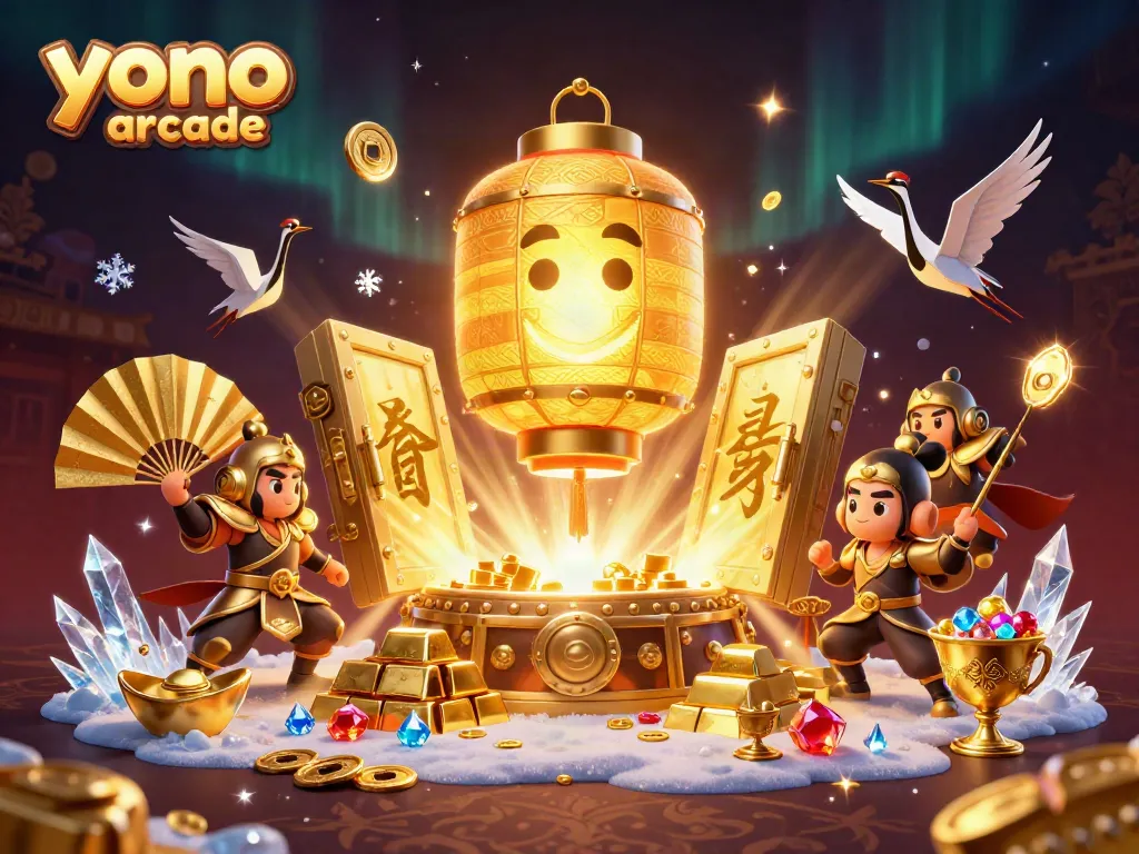 Experience dynamic gameplay at yono arcade with colorful spirits and treasures in a vibrant casino setting.