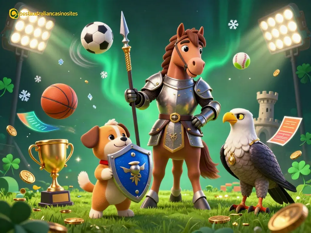 Experience the excitement at bestaustraliancasinosites with this dynamic casino-themed 3D illustration.