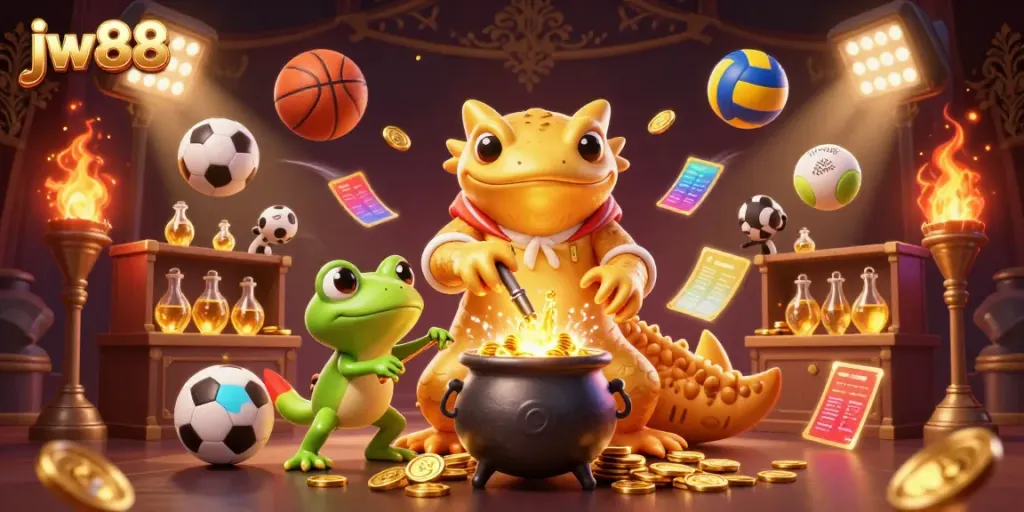Experience thrilling gaming at jw88 with golden coins, sports action, and alchemical adventures!