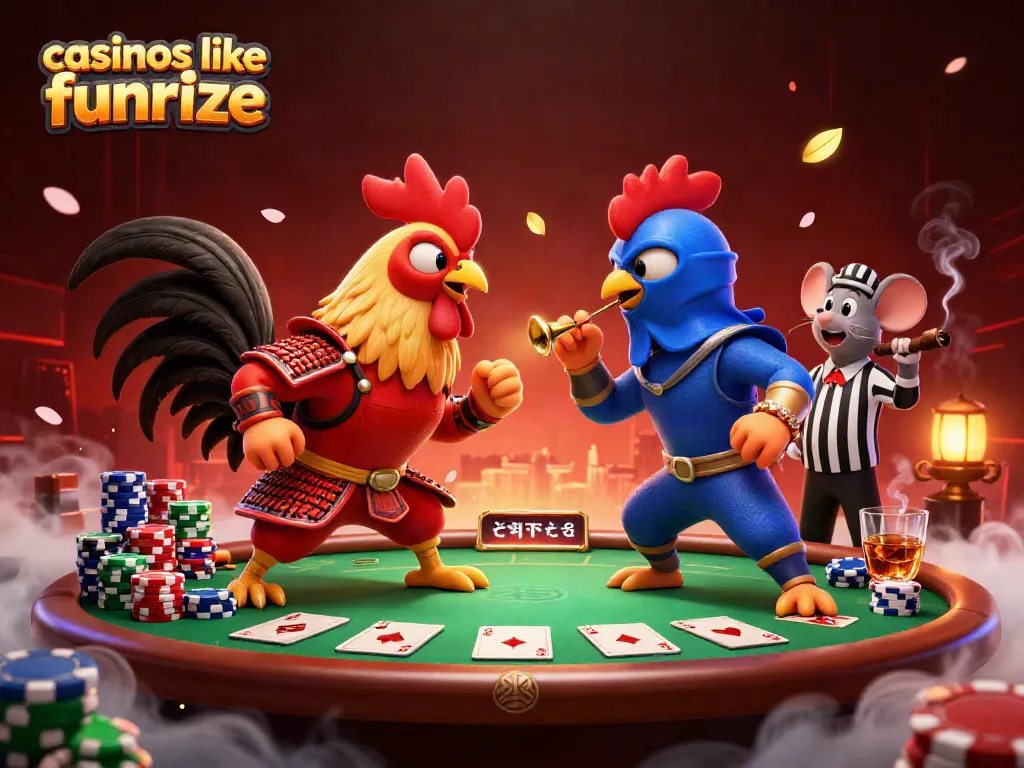 Engage with thrilling casinos like Funrize featuring dynamic rooster standoffs and gaming elements.