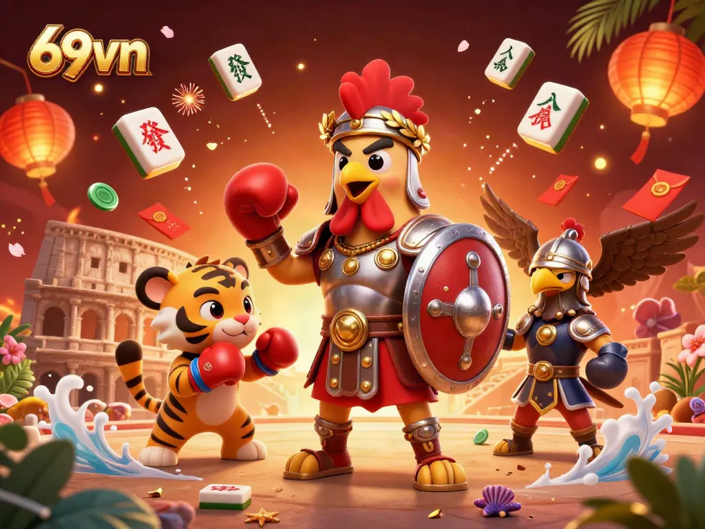Engage with thrilling action at 69vn as a gladiator rooster honed in the dynamic arena of betting excitement.