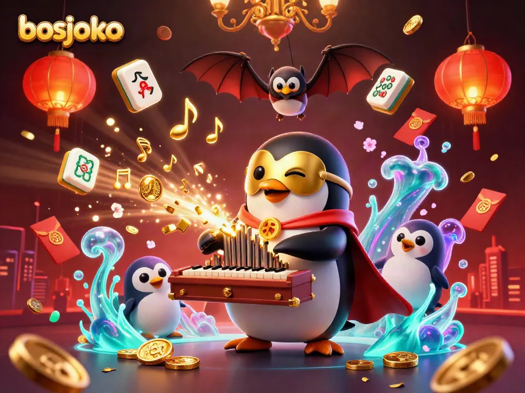 Experience thrilling gameplay at bosjoko with our engaging casino illustration featuring dynamic characters and elements.