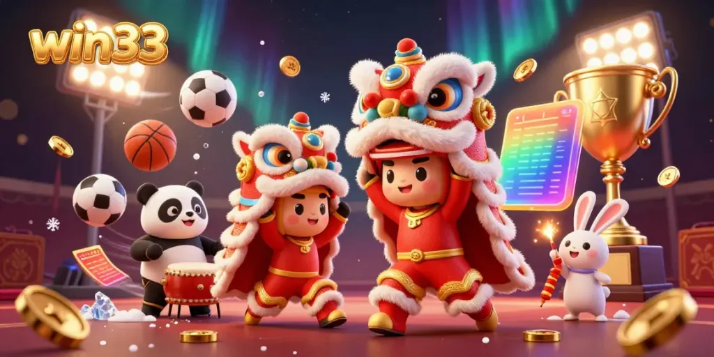 Experience the dynamic excitement of win33 with engaging characters and vibrant casino gameplay elements.