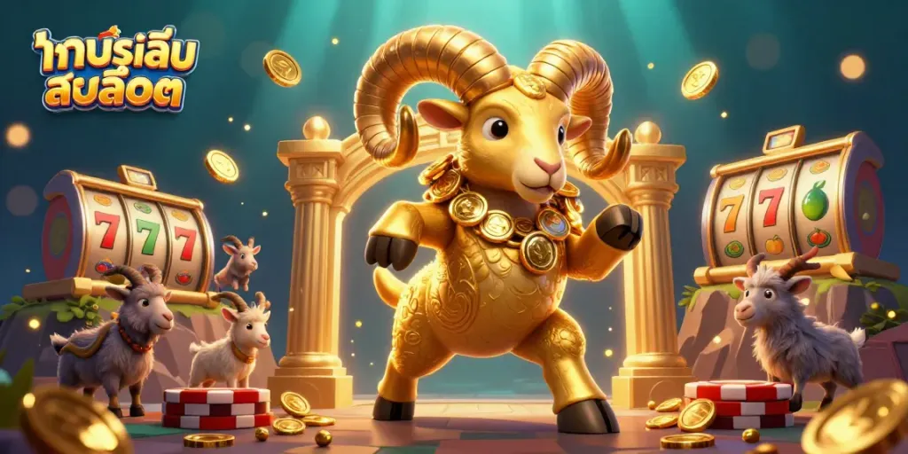 ทดลองเล่นสล็อต ในภาพการ์ตูน 3D ที่มีแรมทองคำและสล็อตเต็มไปด้วยคุณสมบัติที่ยิ่งใหญ่