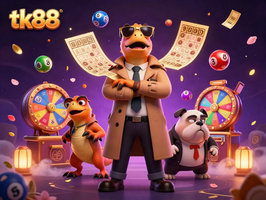 Experience thrills at tk88 with raptors in disguise at a VIP casino lounge, surrounded by vibrant games.