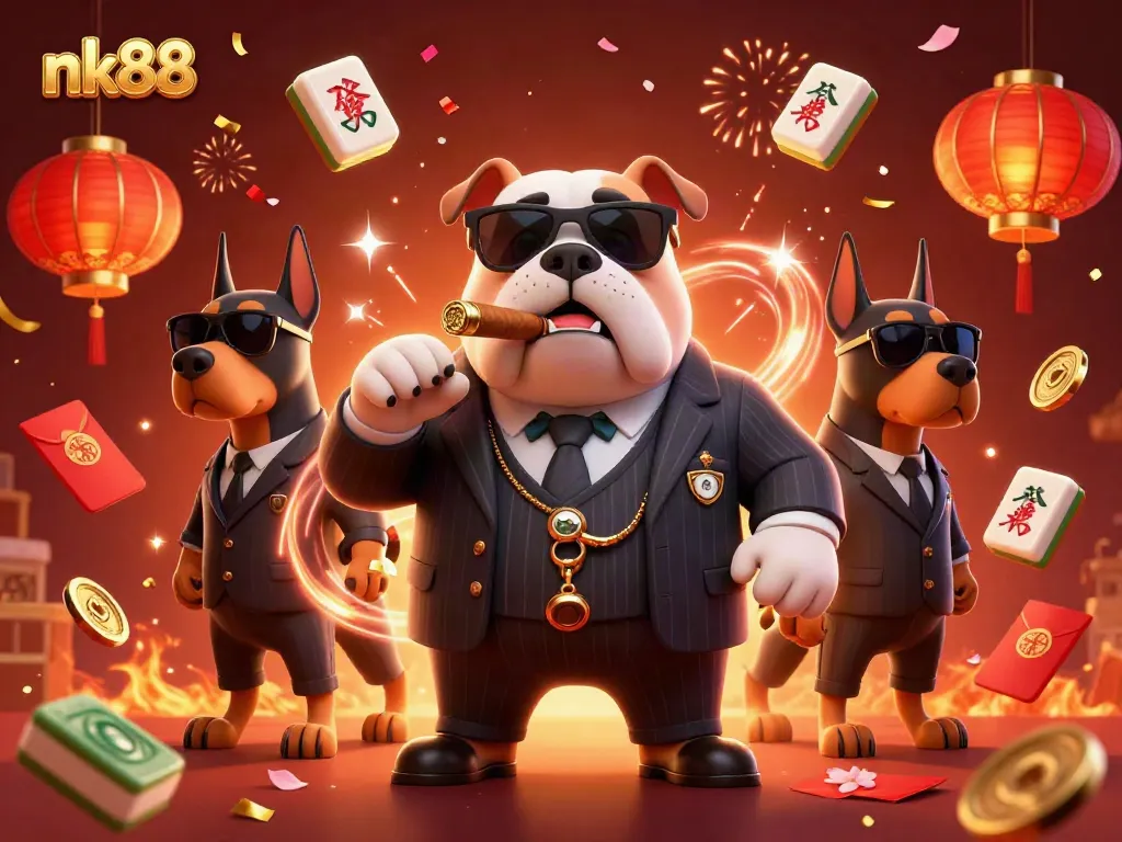 Experience winning strategies at nk88 as a bulldog boss leads games with exciting tiles and gold coins.