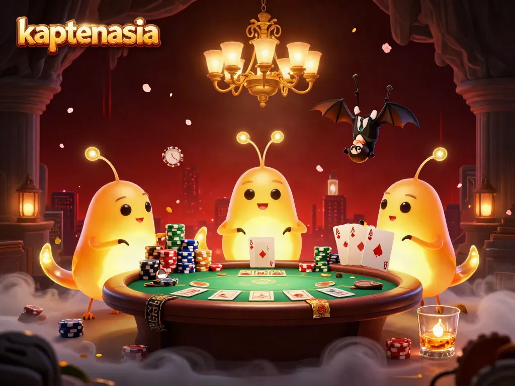 Rasakan pengalaman bermain di KAPTENASIA dengan suasana kasino yang ceria dan menarik.