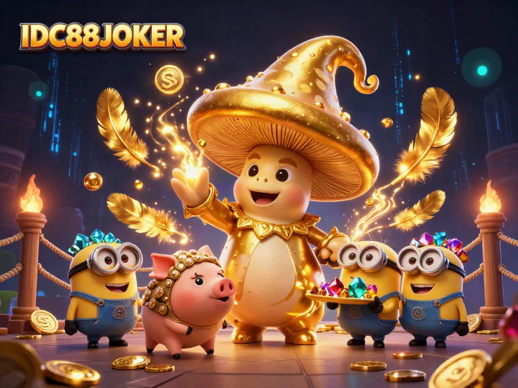 Win big at IDC88JOKER with magical scenes of golden treasures and unique characters.