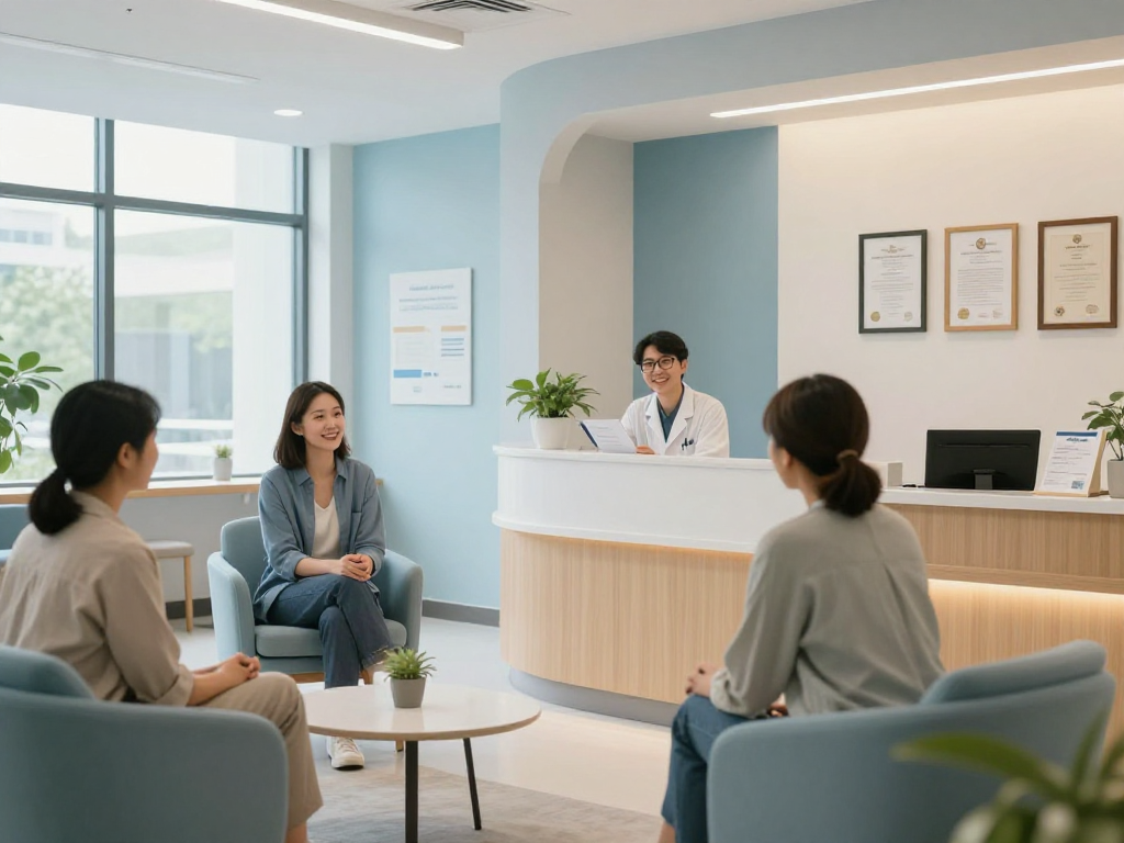 A compassionate doctor consultation in a modern setting for psychiatric assessment near me, emphasizing patient care and wellness.