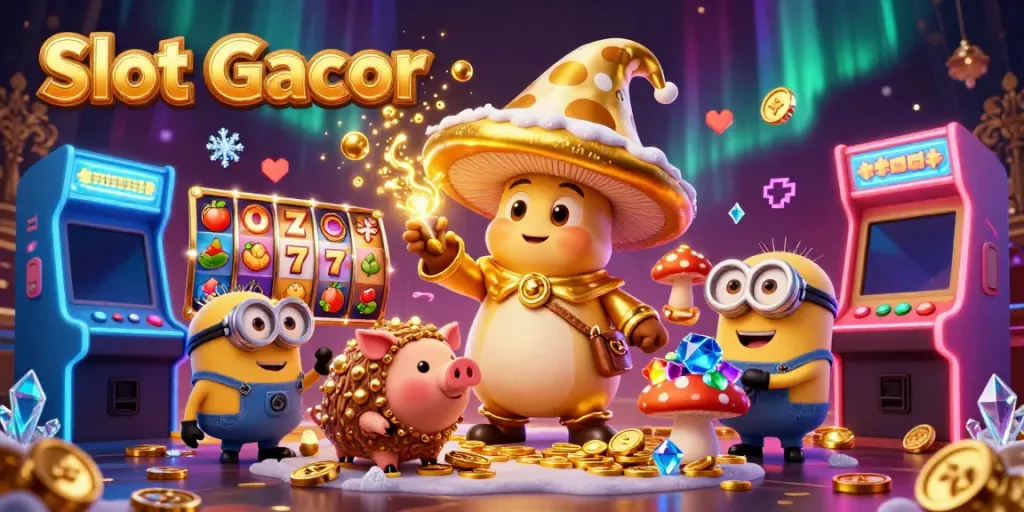 Experience the thrill of Slot Gacor online slots with vibrant animations and magical characters.