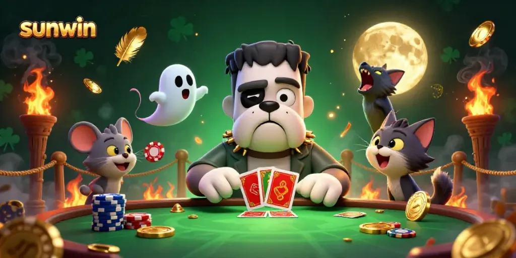Engage with sunwin's thrilling gaming world featuring dynamic characters and rich casino elements.